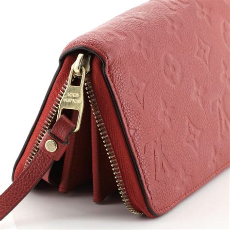 louis vuitton zip around zippy wallet with monogram empreinte leather